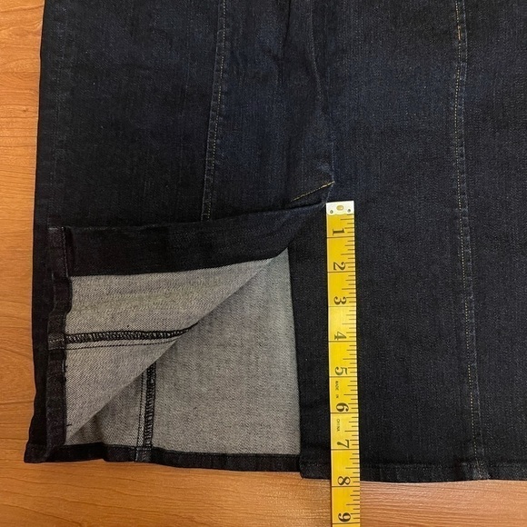 POLO RALPH LAUREN midi skirt jeans in navy blue - Picture 7 of 10